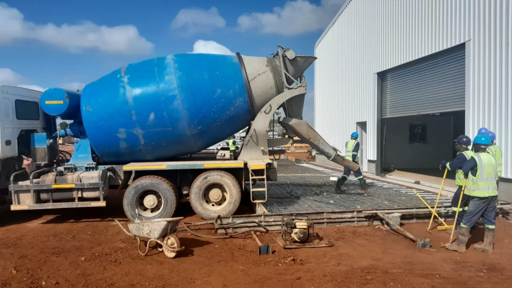 Slab and foundation coordination for prefabricated modular buildings on remote project sites