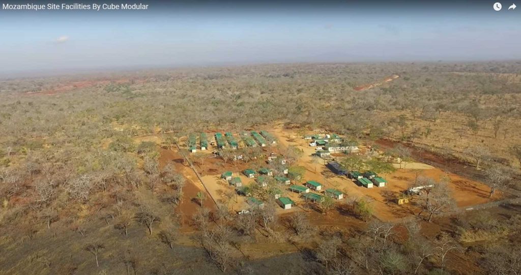 Modular buildings for remote project sites in Africa